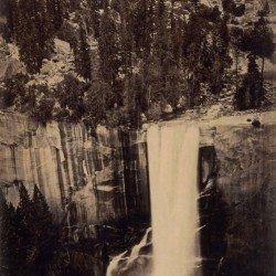 Eadweard J. Muybridge - Valley of the Yosemite,  Shower of Stars) “Vernal Fall.” 400 Feet Fall. No. 29, 1872.