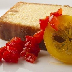 Cake au citron et poivrons rouges© Jacques Gavard