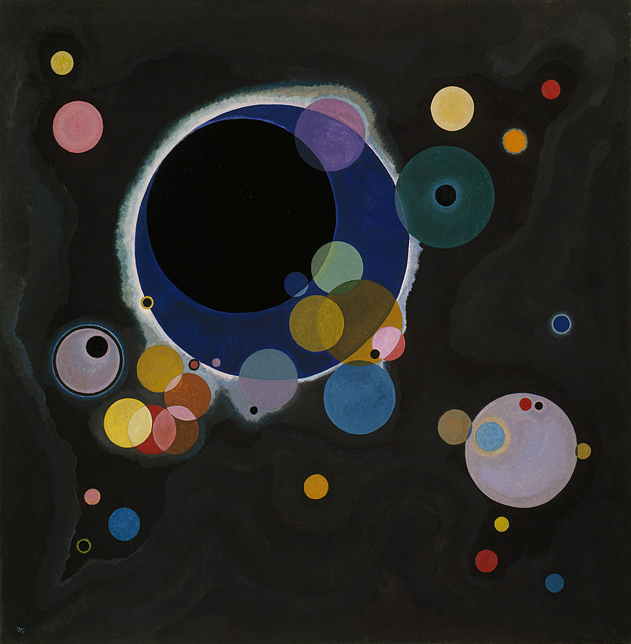 Several circles, 1926 (Wassily Kandinsky 1866-1944)