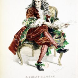 Nicolas Boileau (1636-1711) dessiné par Émile Bayard (1837-1891), (Source Bibliothèque nationale de France)