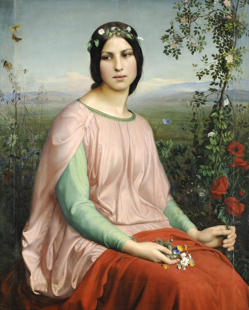 Fleur des champs - Louis Janmot (1845), Musée des beaux-arts de Lyon