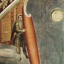 Giotto (1266/7-1337) - Fresque de la chapelle "Scrovegni" (détail).