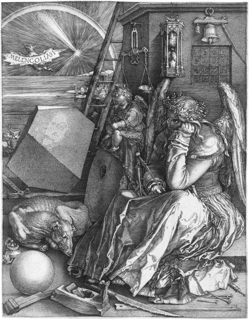 Albrecht Dürer (1471-1528) - Melencolia (gravure, 1514)