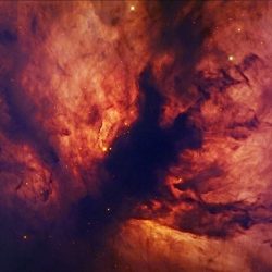 La nébuleuse de la Flamme, dans la constellation d'Orion.