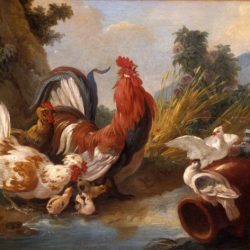 Jean-Baptiste Huet (1745-1811) - Coq, poules, poussins et colombes, 1780, Musée des Beaux-Arts de Quimper
