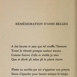 Stéphane Mallarmé - (Poésies, 1914)