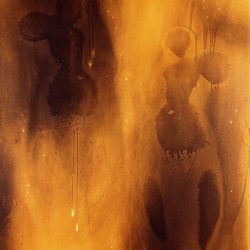 Yves Klein (1928-1962) - Peinture de feu sans titre (F 80), 1961.